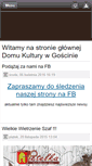 Mobile Screenshot of dk.goscino.com.pl