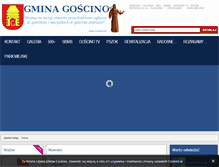 Tablet Screenshot of goscino.pl
